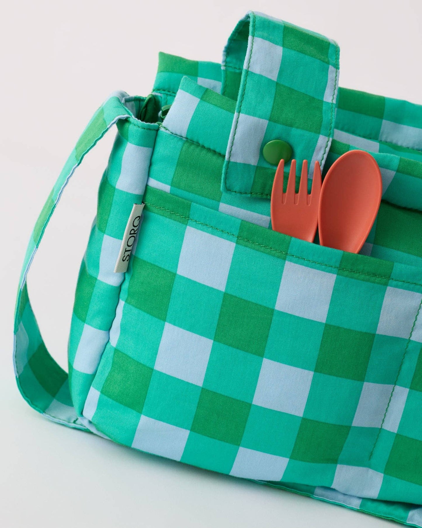 Fall Colors: Stroller Party™ Caddy Bag: Black Grid
