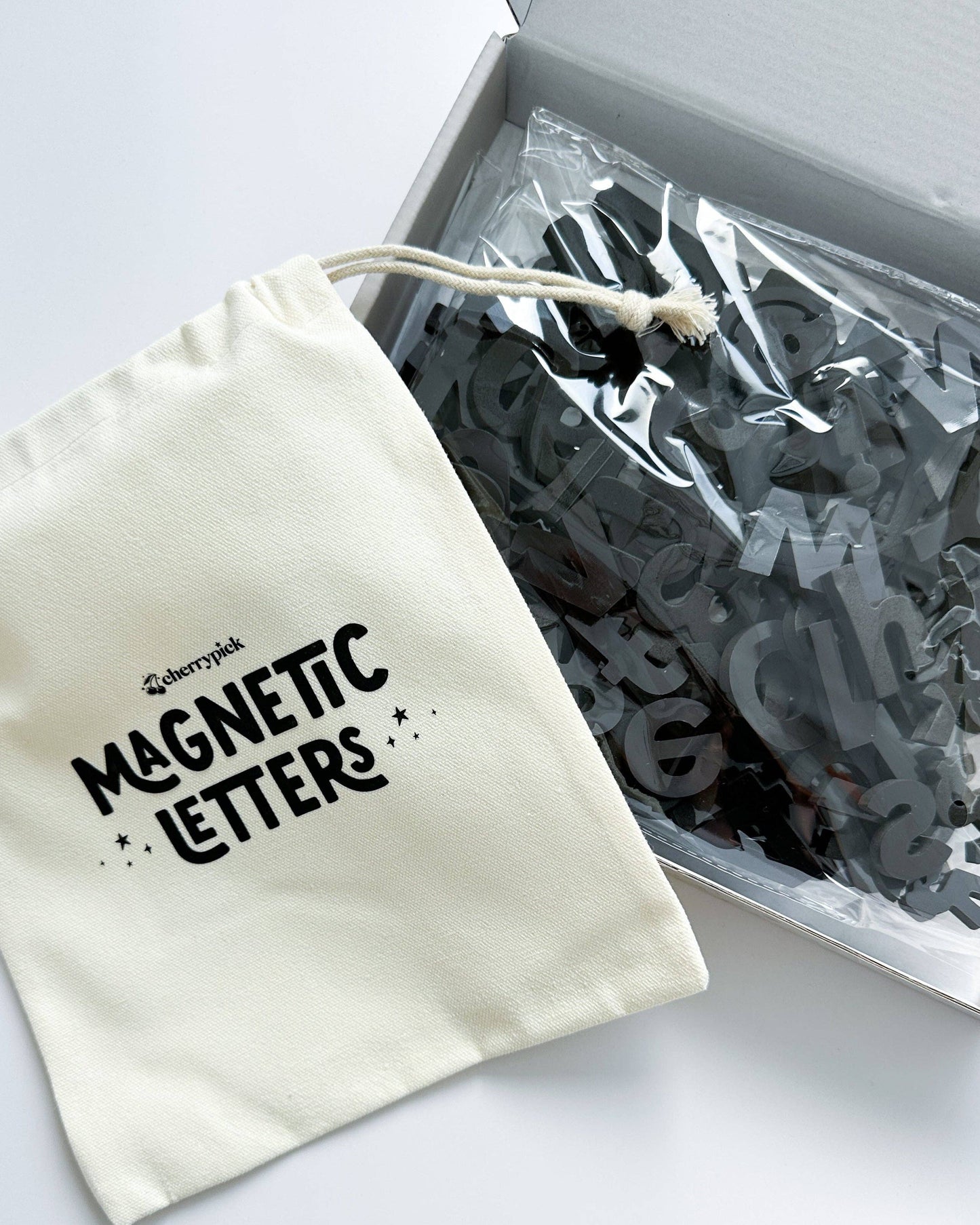 Magnetic Foam Letters & Symbols | Solid Black