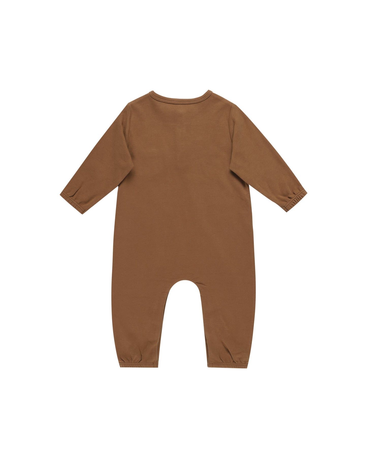 Long Sleeve Pocket Jumpsuit I Cinnamon