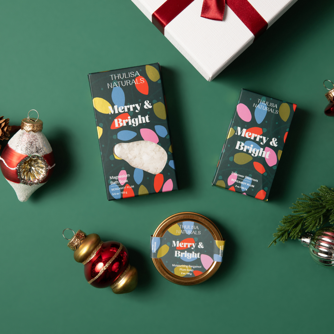 Holiday Shower Steamers | Bergamot Plum