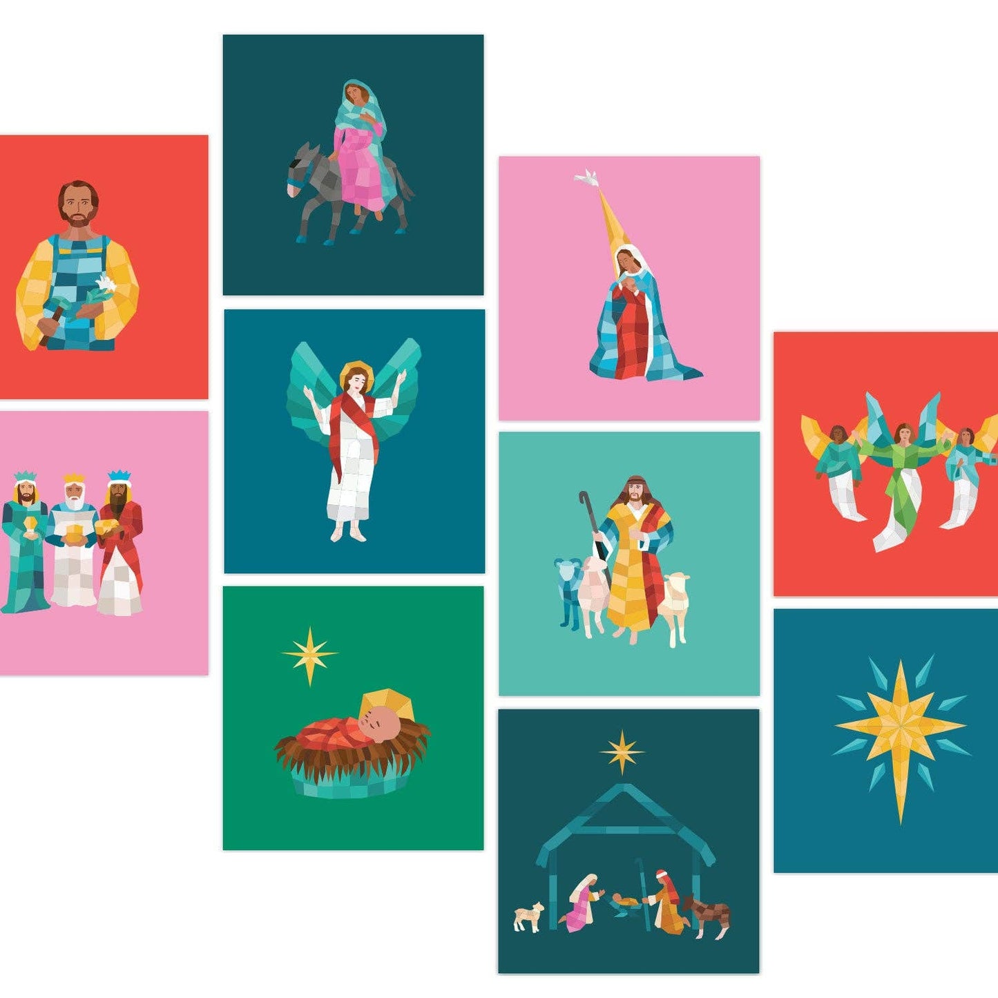 Pray by StickerI Christmas Sticker Book