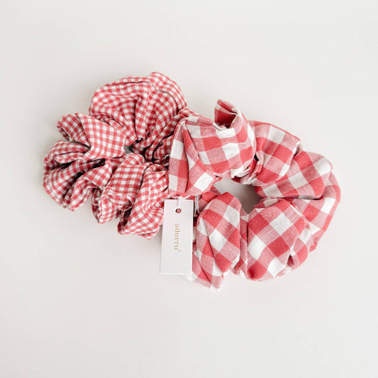 Scrunchies | Red Gingham