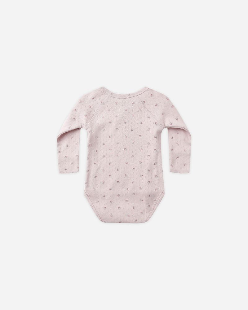 Side Snap Bodysuit | Lilac Ditsy