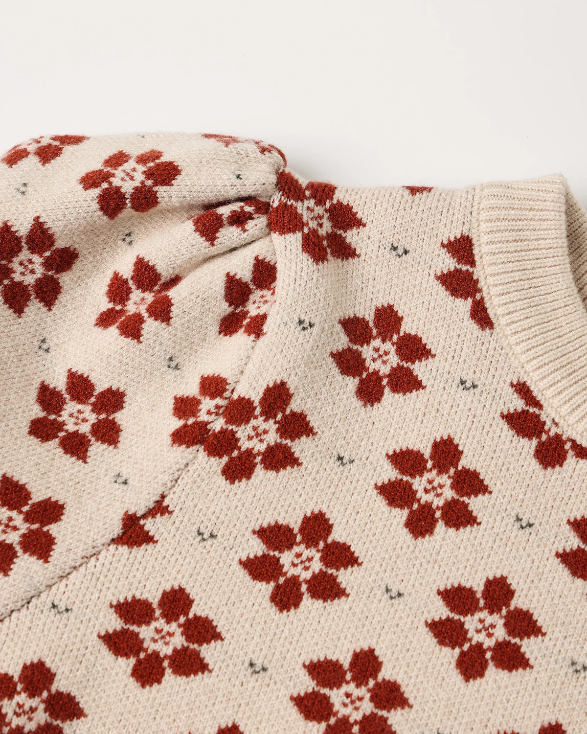 Knit Sweater | Poinsettia