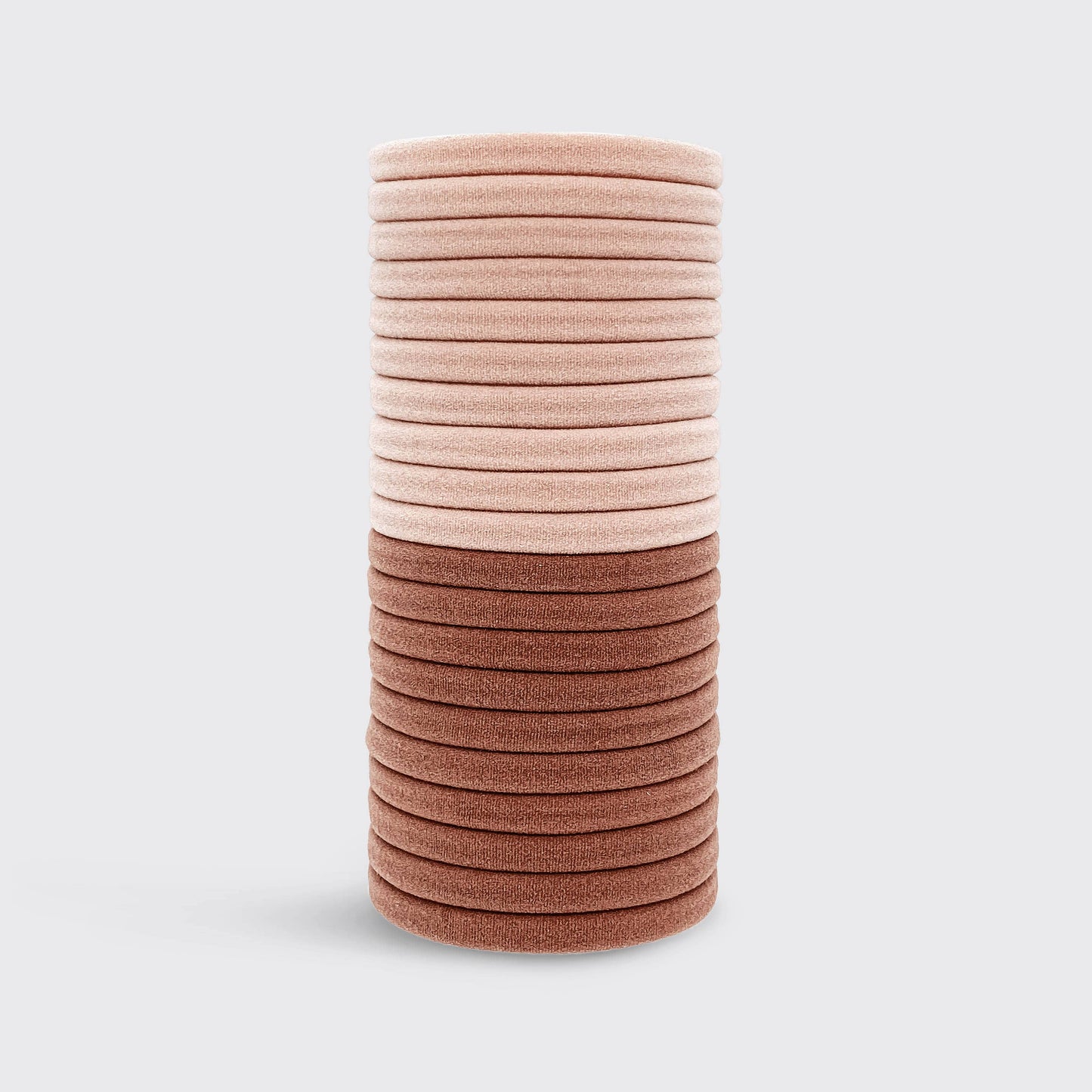 Eco-Friendly Nylon Elastics 20pc set | Blush