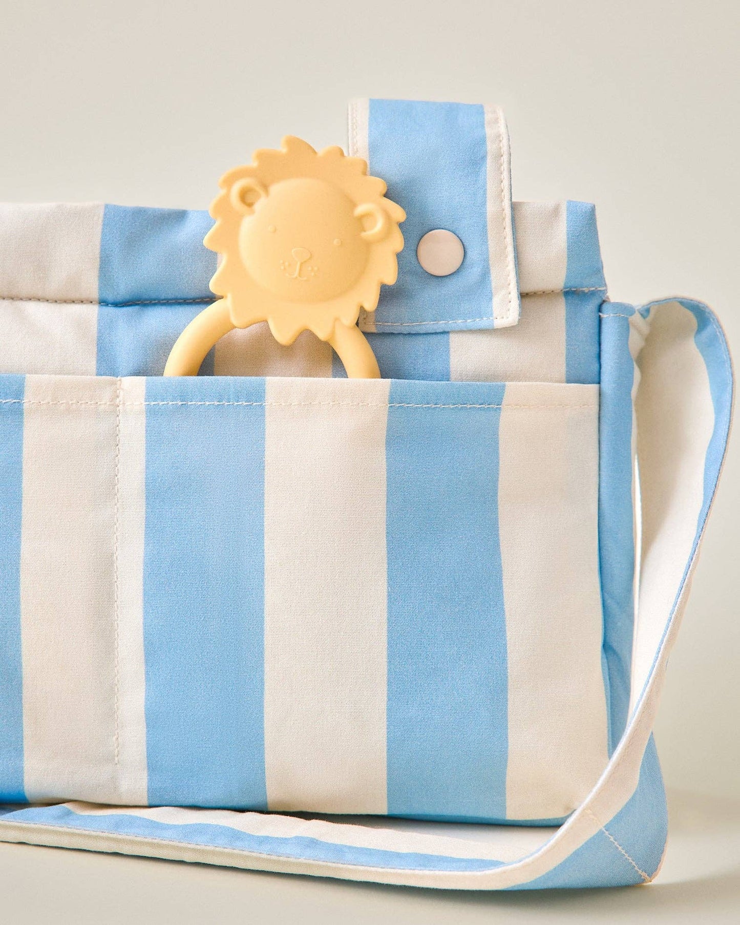 Stroller Party Caddy Bag | Blue Wide Stripe