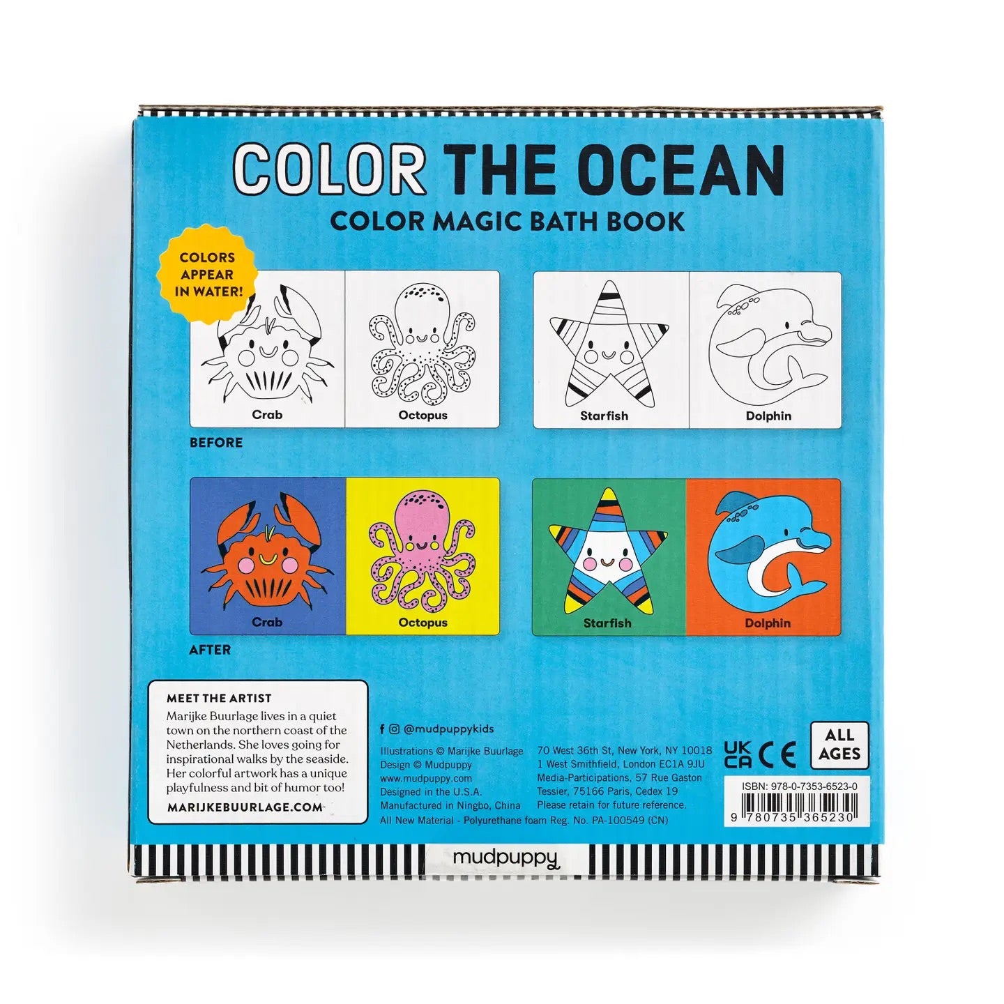 Magic Bath Book I Color the Ocean