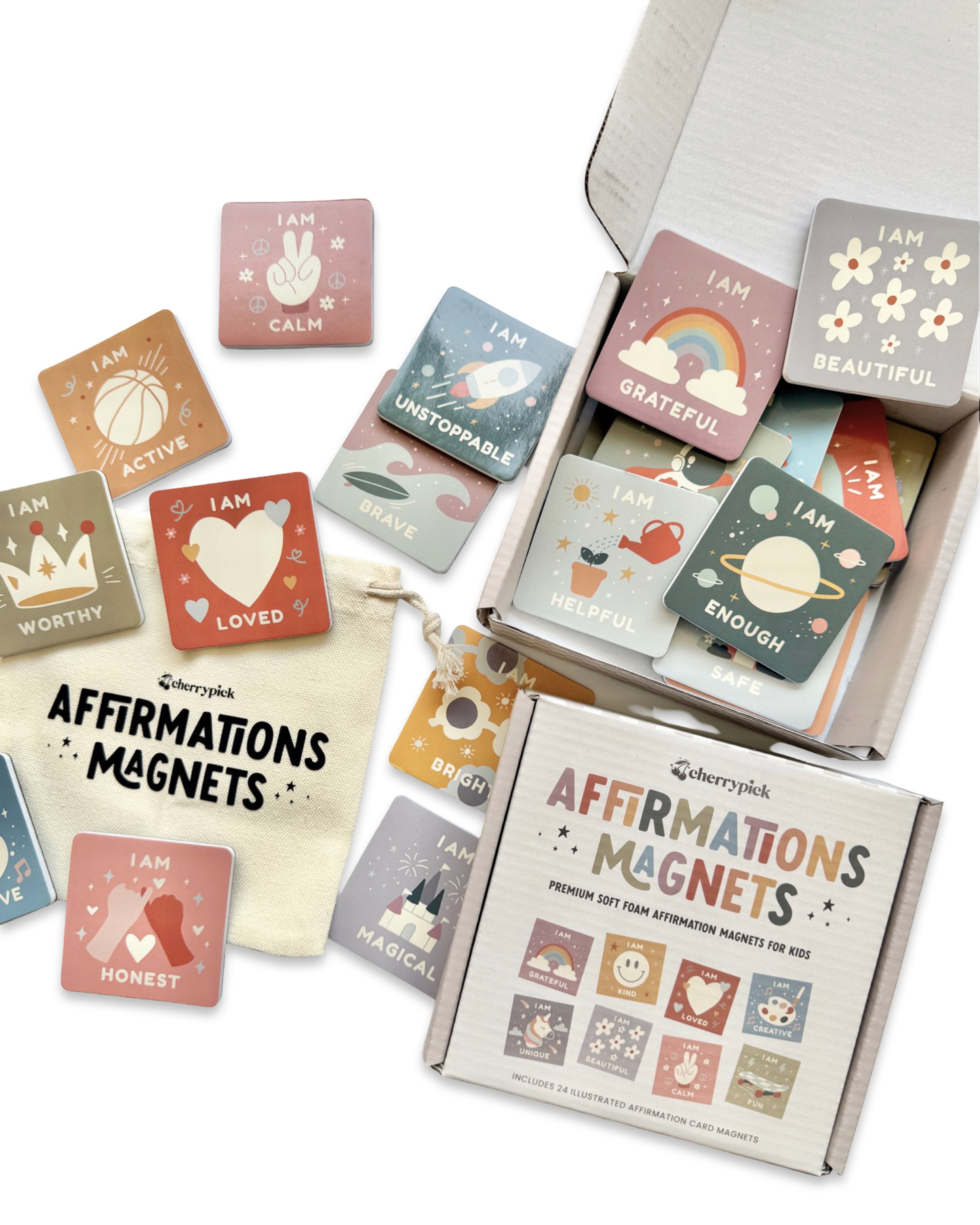 Soft Foam Magnets | Affirmations
