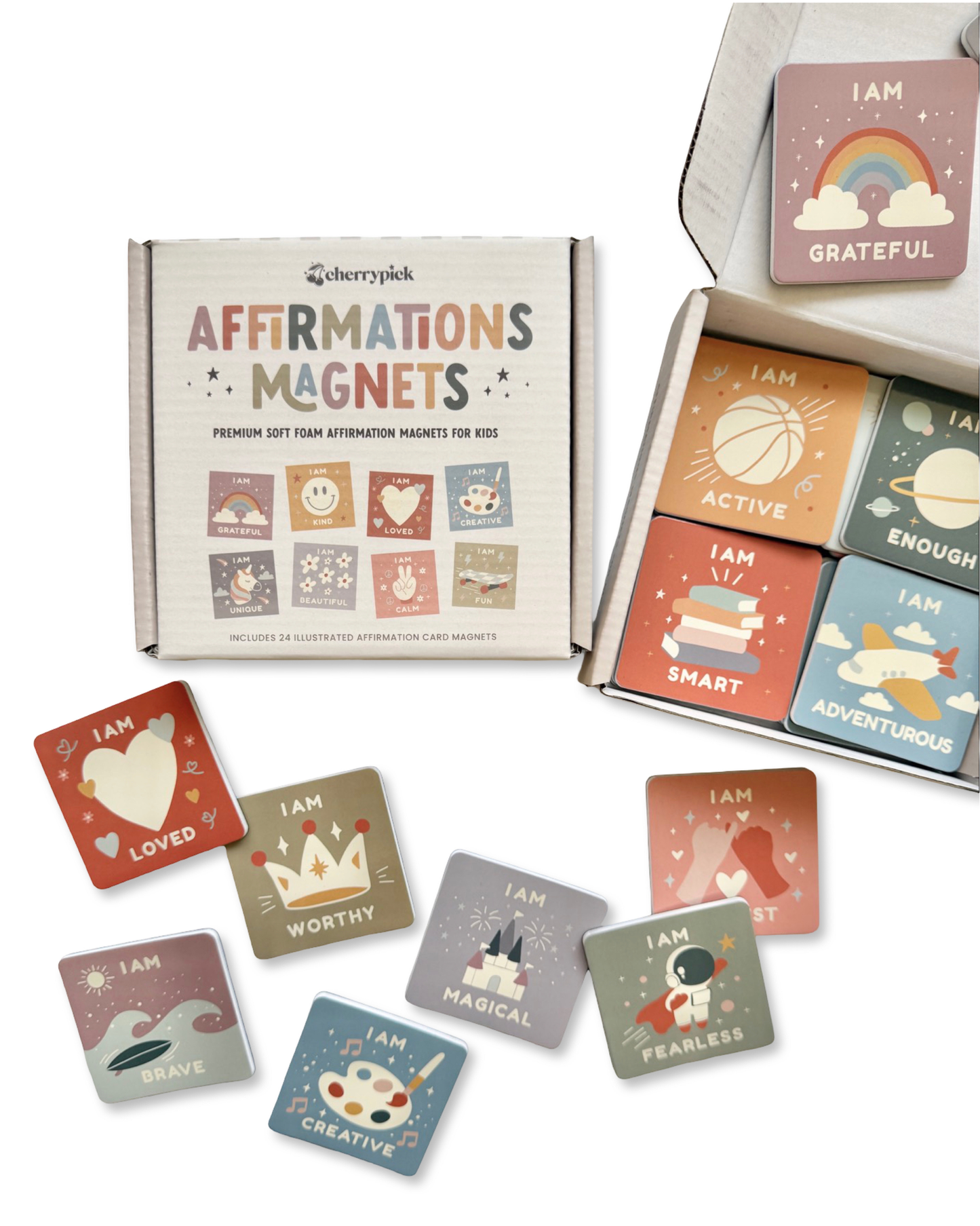 Soft Foam Magnets | Affirmations