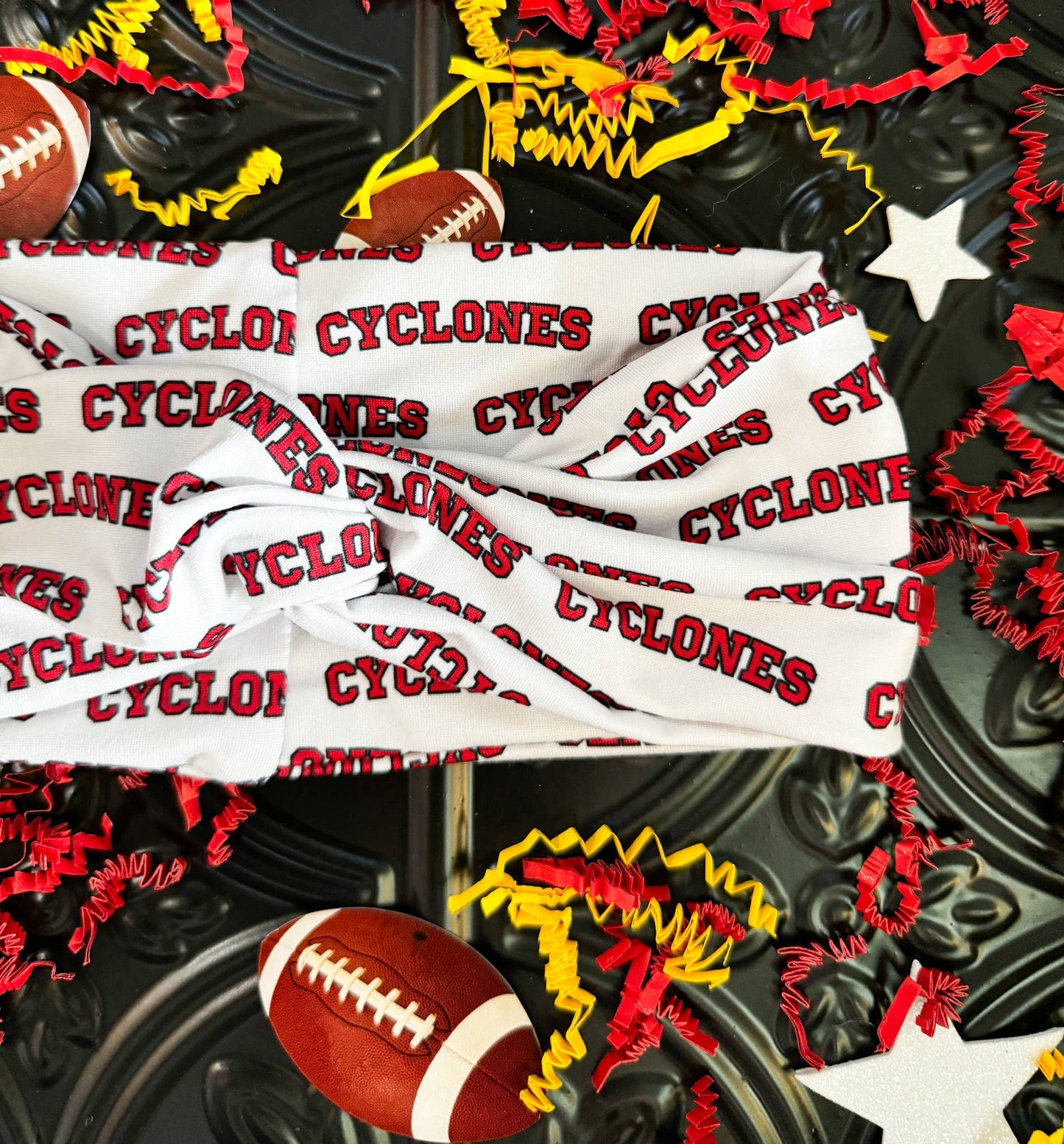 Printed Turband Headband | Cyclones