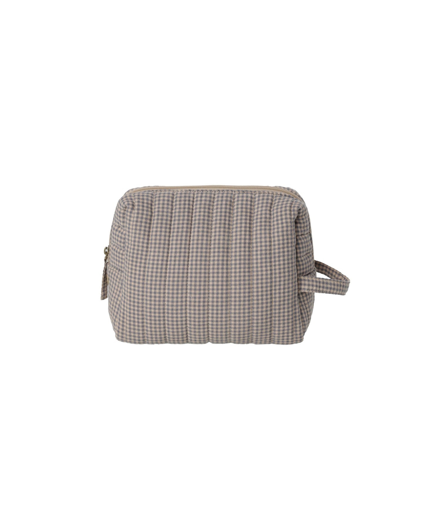 Toiletry Bag I Indigo Gingham