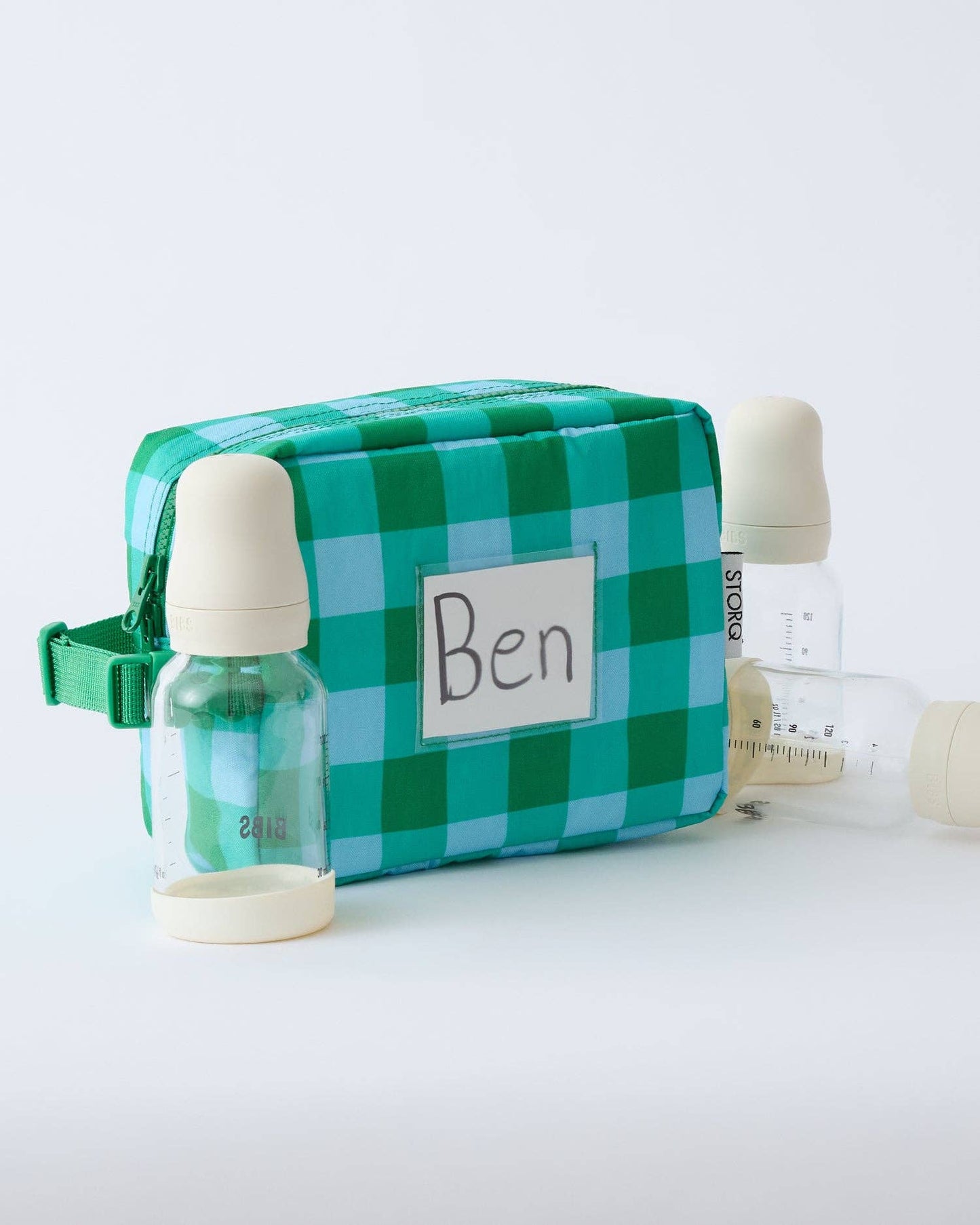 Fall Colors: Mini Cooler Bag: Black Grid