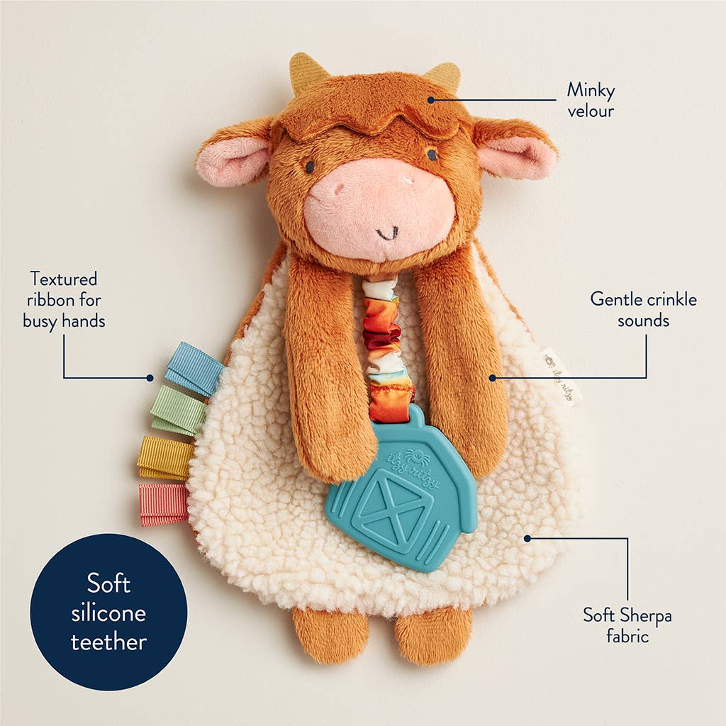 Itzy Friends Lovey™ Plush I Highland Cow