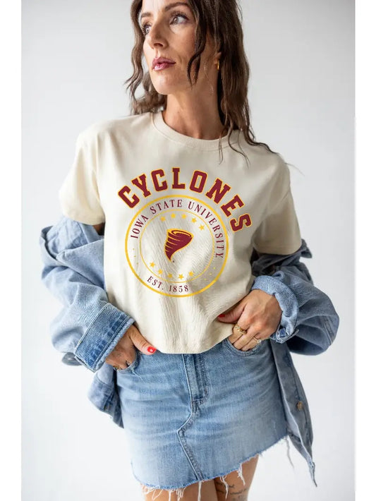 Saylor Star Heavyweight Crop Tee | State