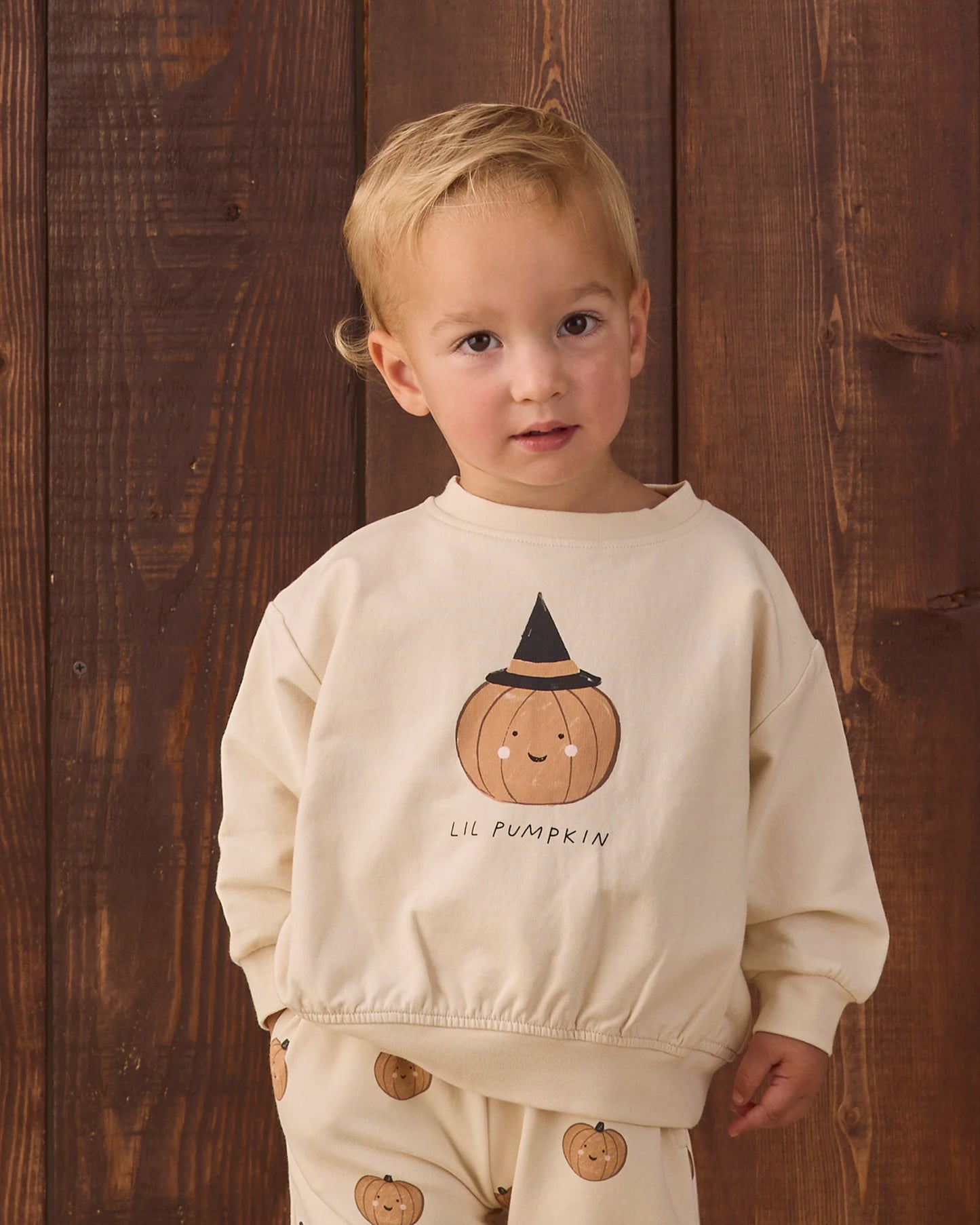 Relaxes Fleece Sweatshirt | Lil Pumpkin