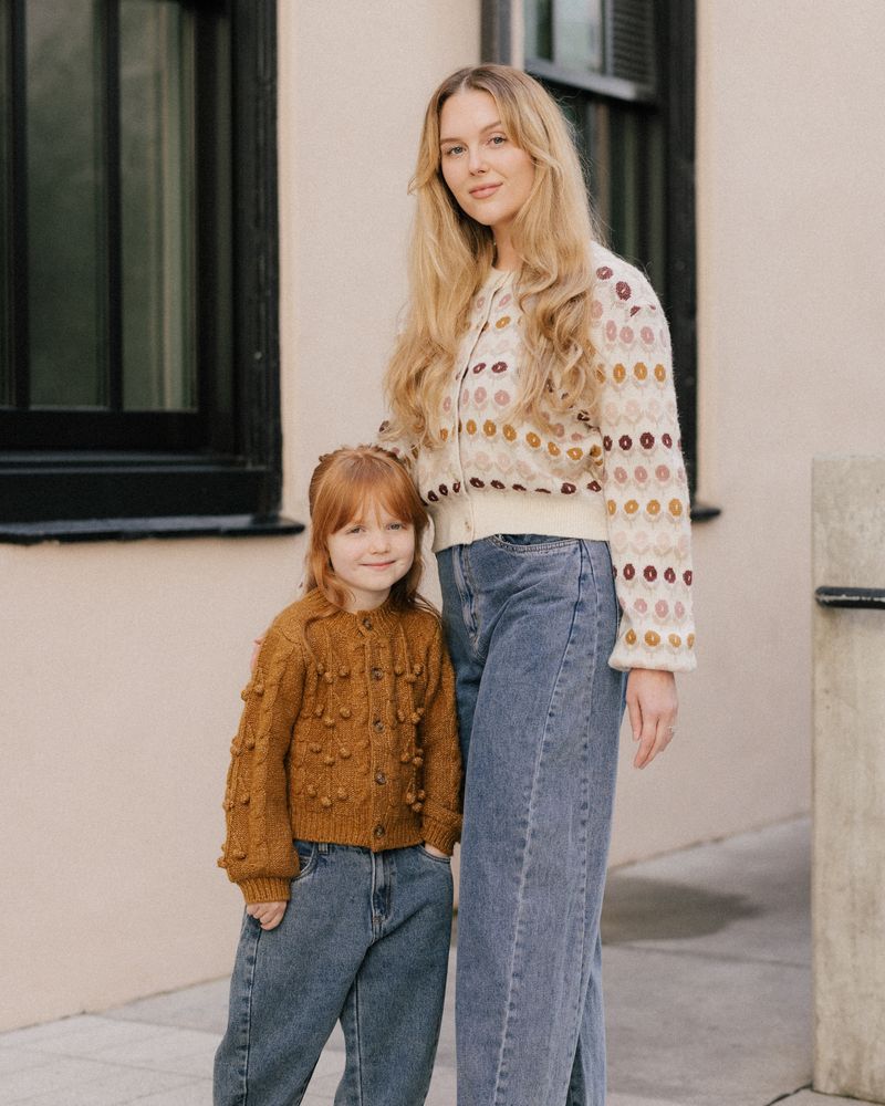 Bobble Cardigan | Golden