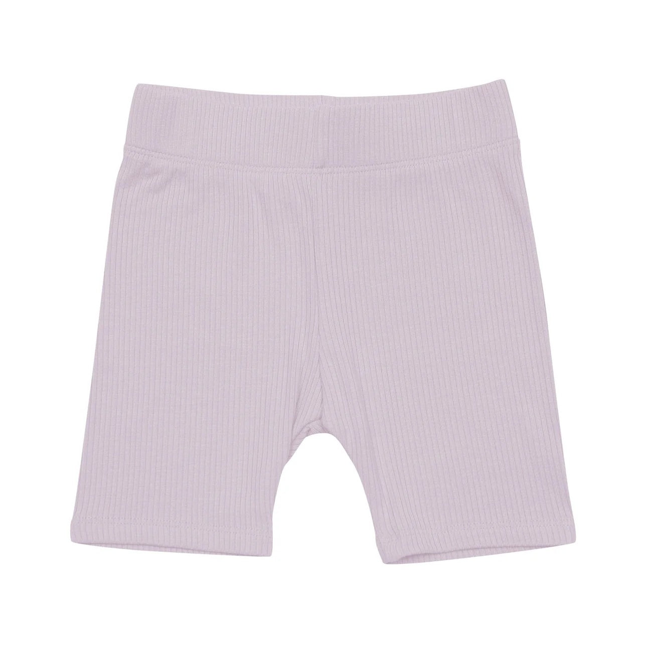 Ribbed Biker Shorts I Wisteria