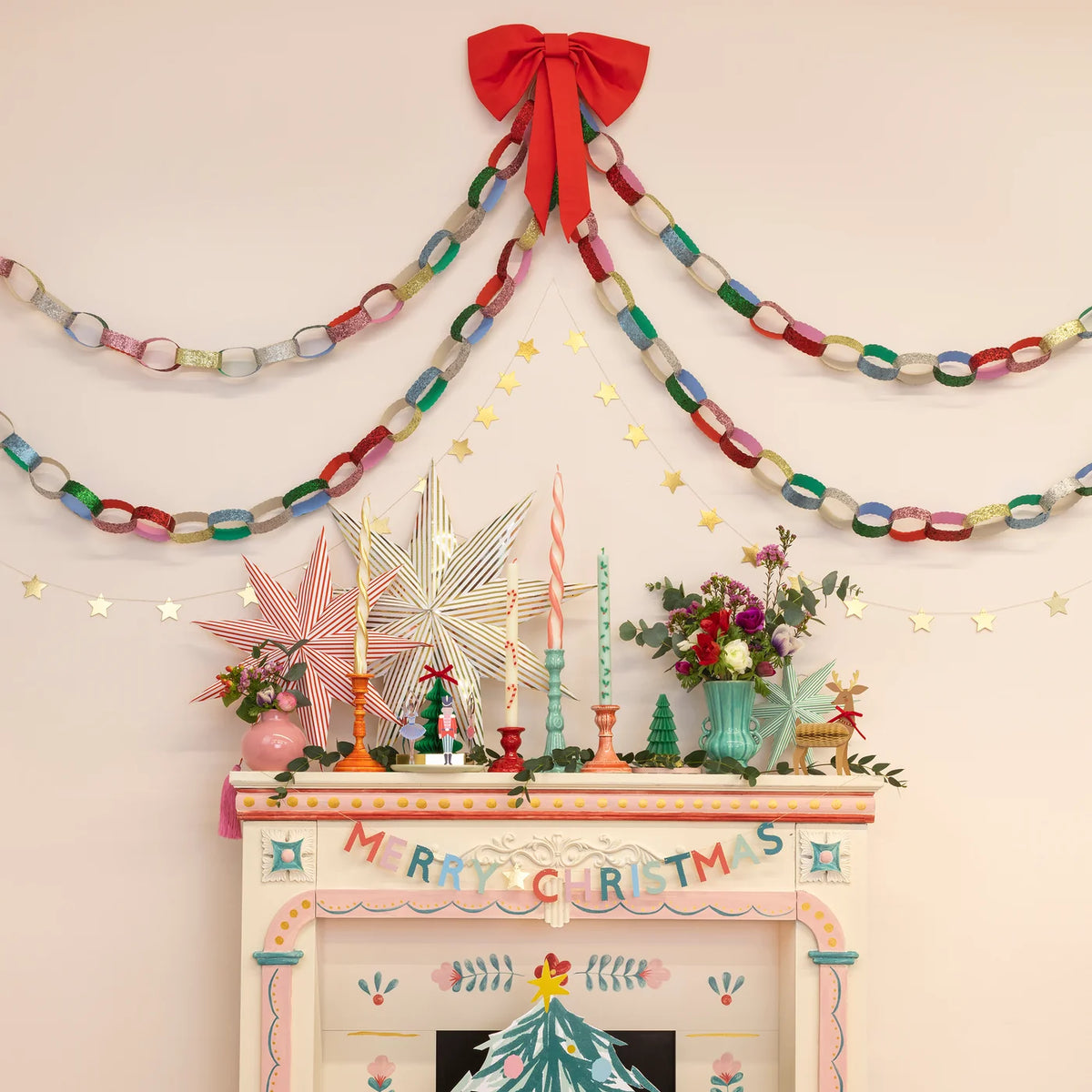Mini Matchbox Garland Set | Merry Christmas
