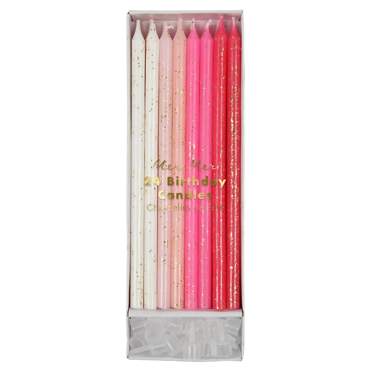 Glitter Candles | Pink