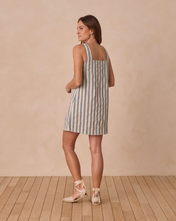 Kala Mini Dress I Ocean Stripe