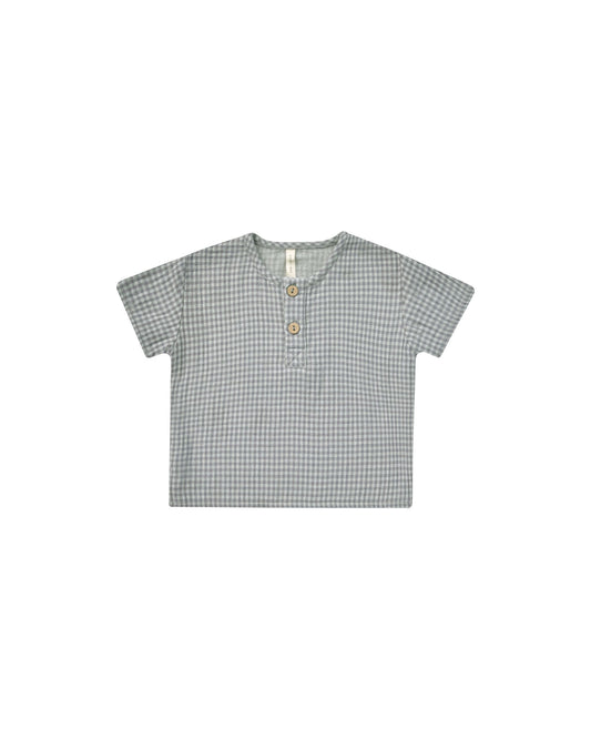 Henry Top I Blue Gingham