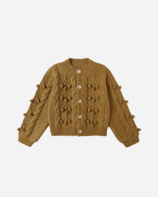 Bobble Cardigan | Golden