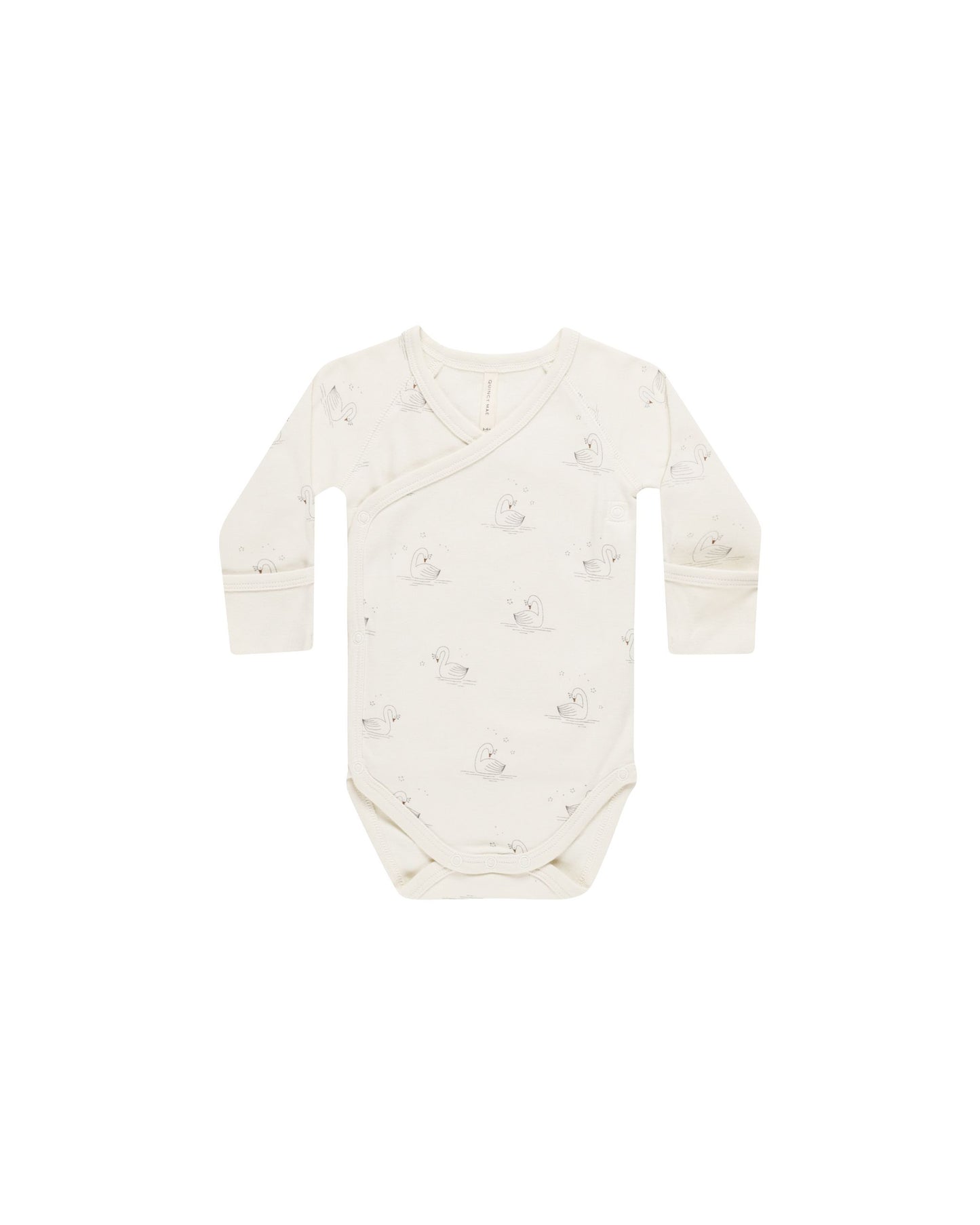 Side Snap Bodysuit I Swans