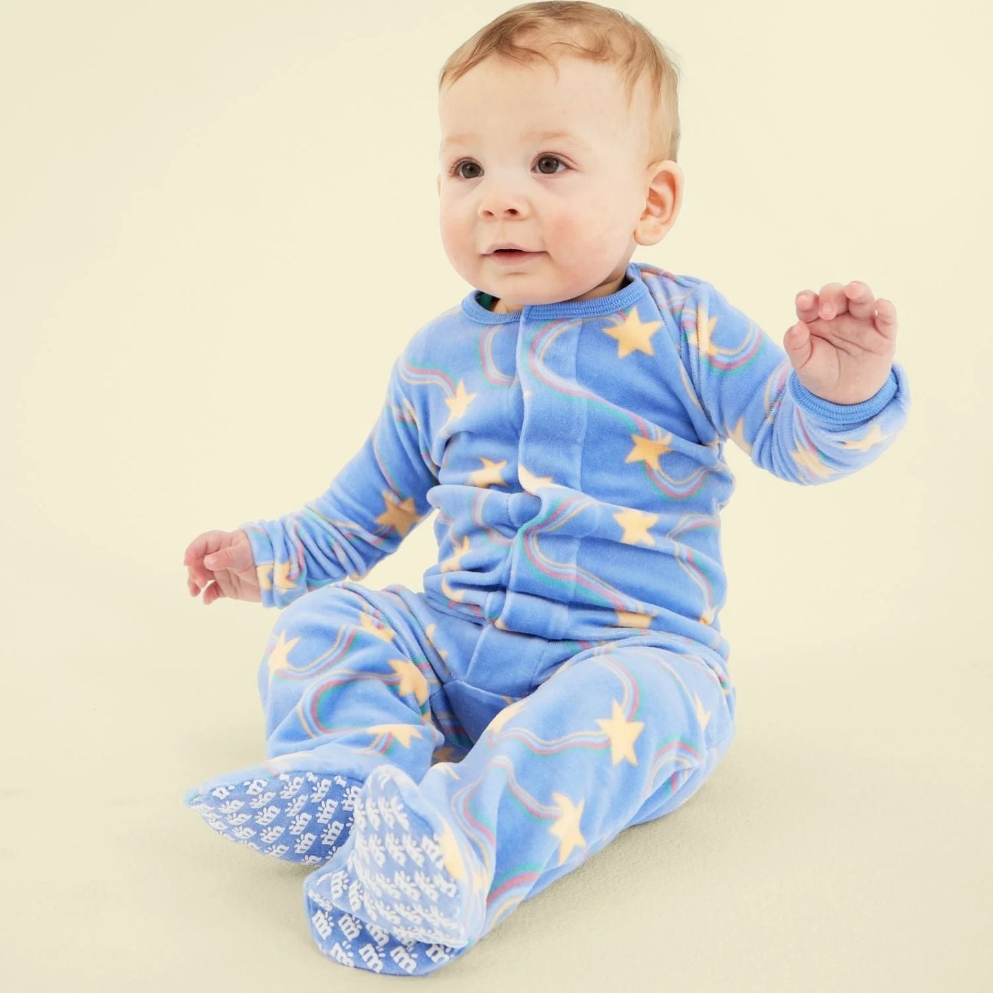 Velour Magnetic Footie I Starry Nights