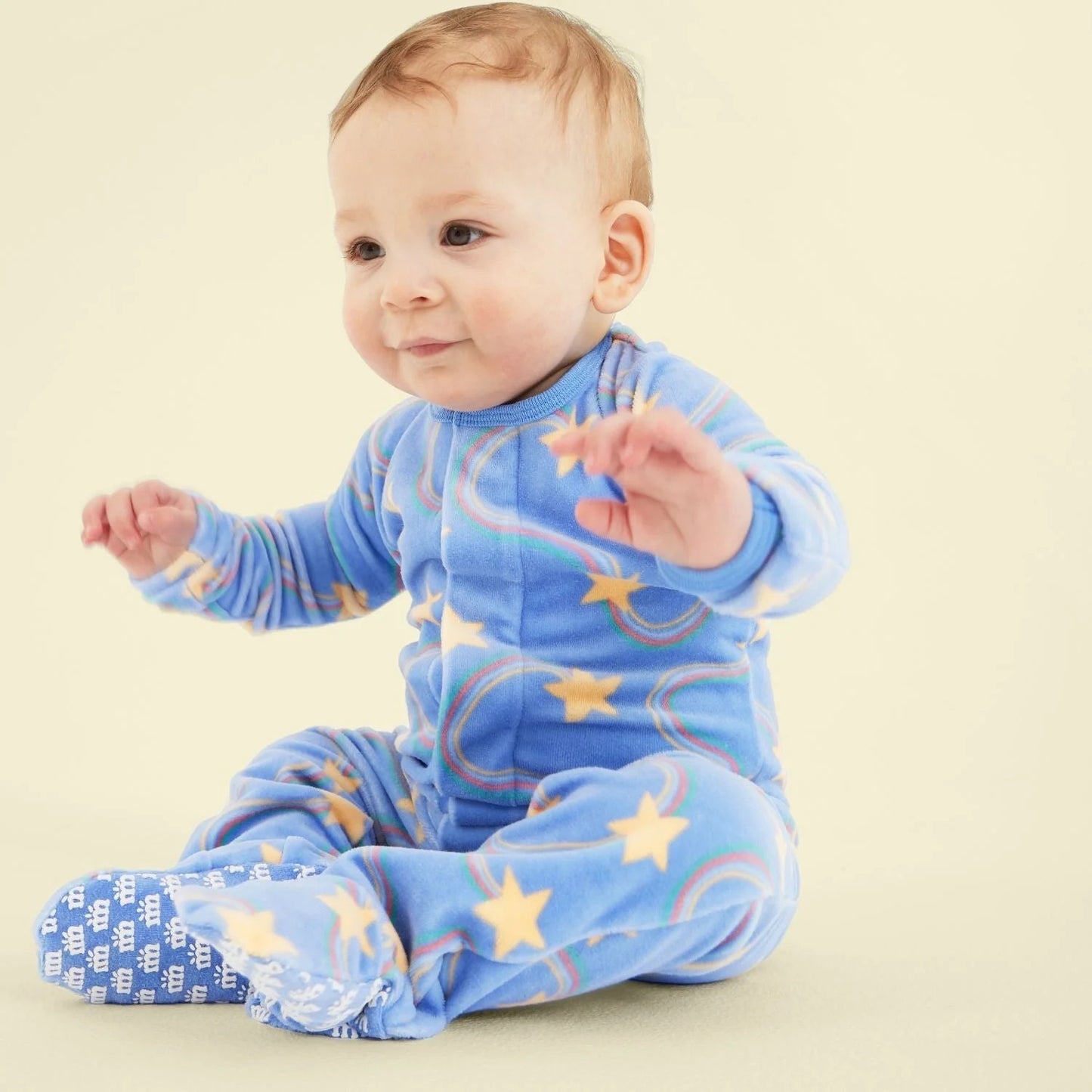 Velour Magnetic Footie I Starry Nights