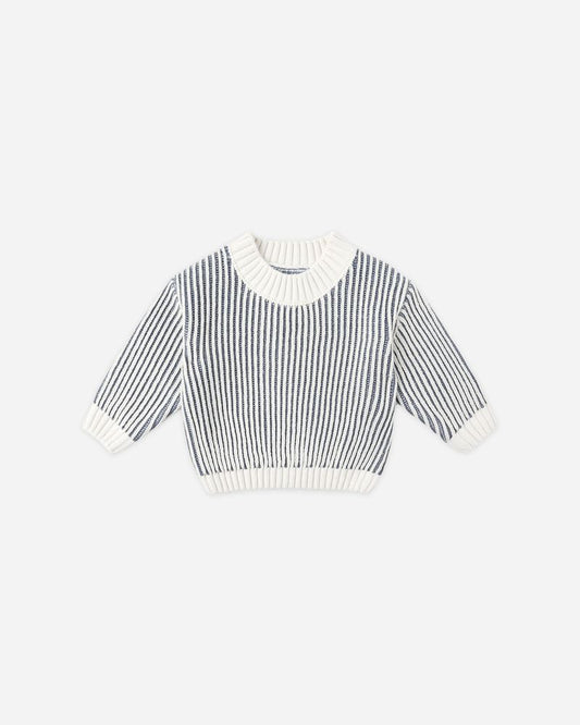 Relaxed Knit Sweater | Ocean