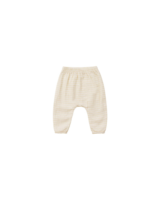 Woven Pant I Lemon Stripe