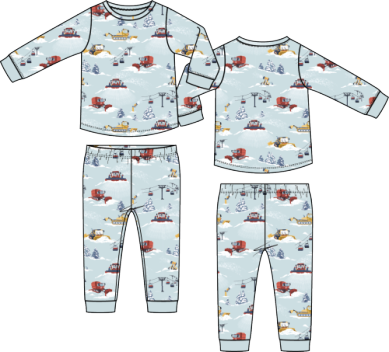 Long Sleeve Loungewear Set | Snow Machines