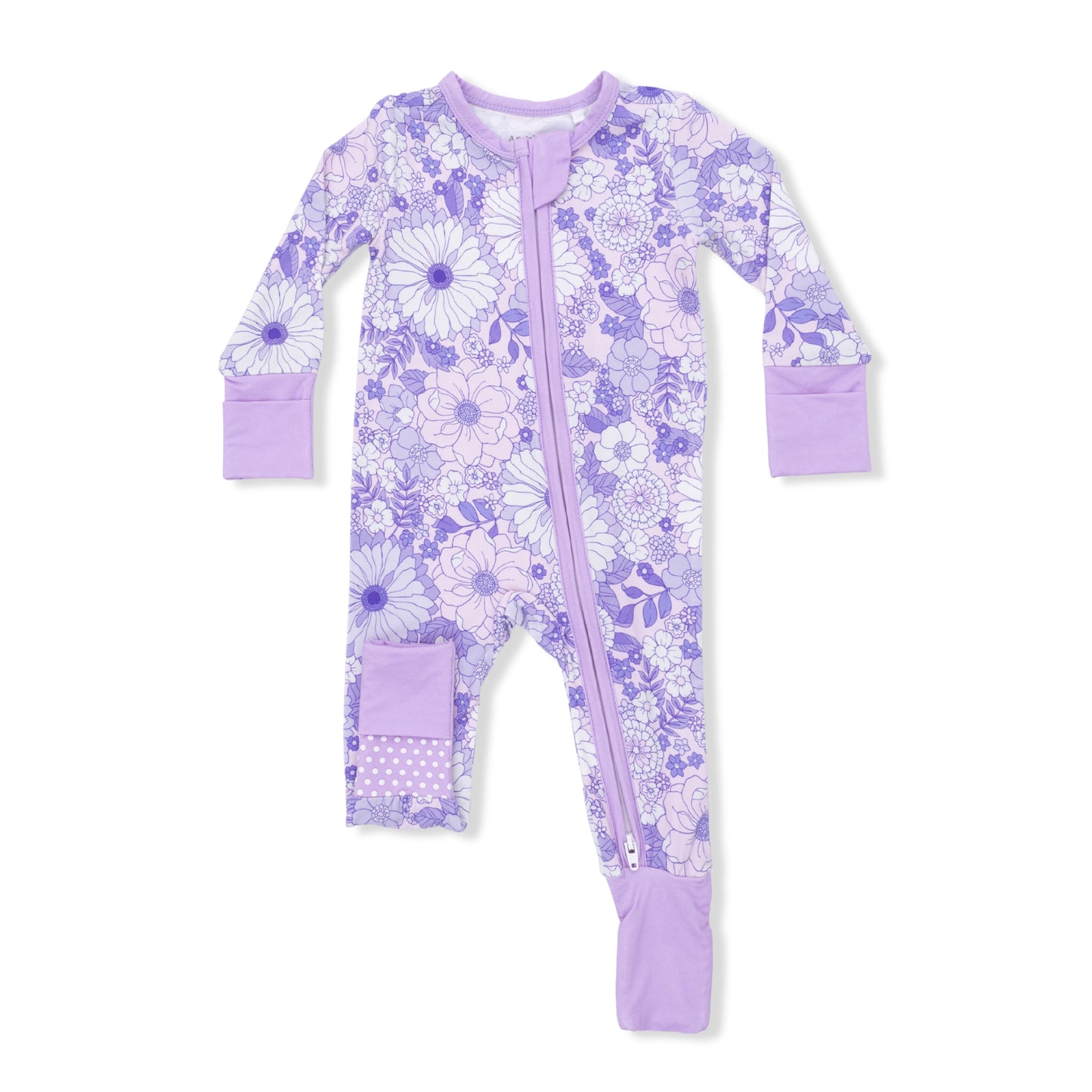 Bamboo Convertible Romper | Lacy Lavender Floral