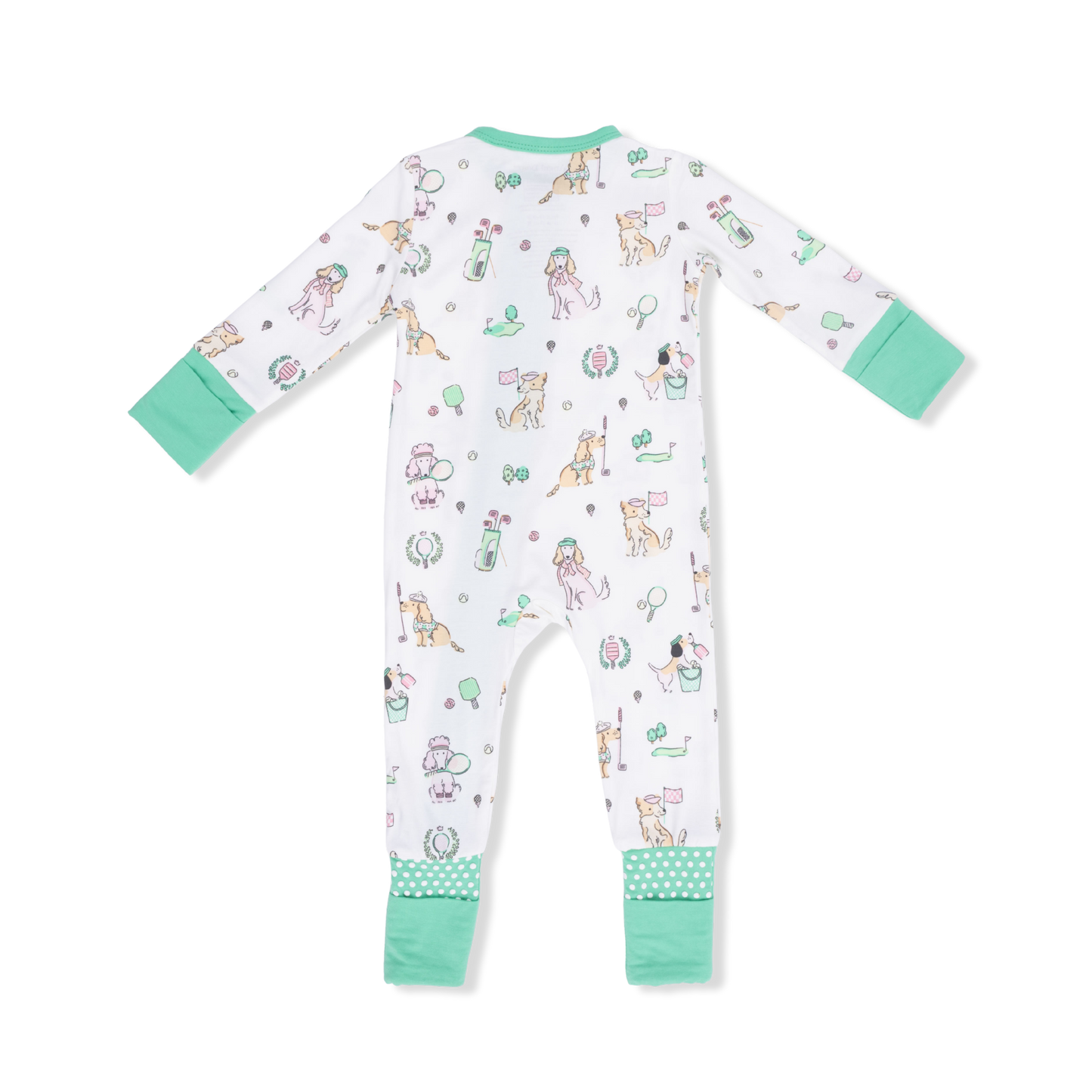 Bamboo Convertible Romper | Country Club Dogs Pink