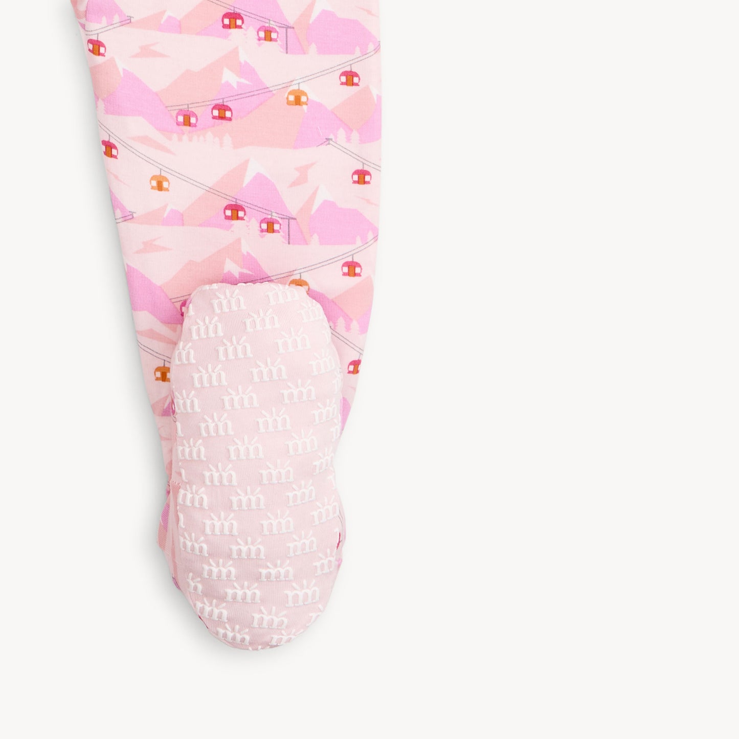 Magnetic Footie | Pink Apres Chic