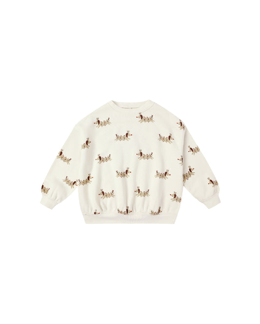 Relaxed Sweatshirt | Christmas Dogs