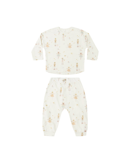 Long Sleeve Tee + Pant Set | Nutcracker