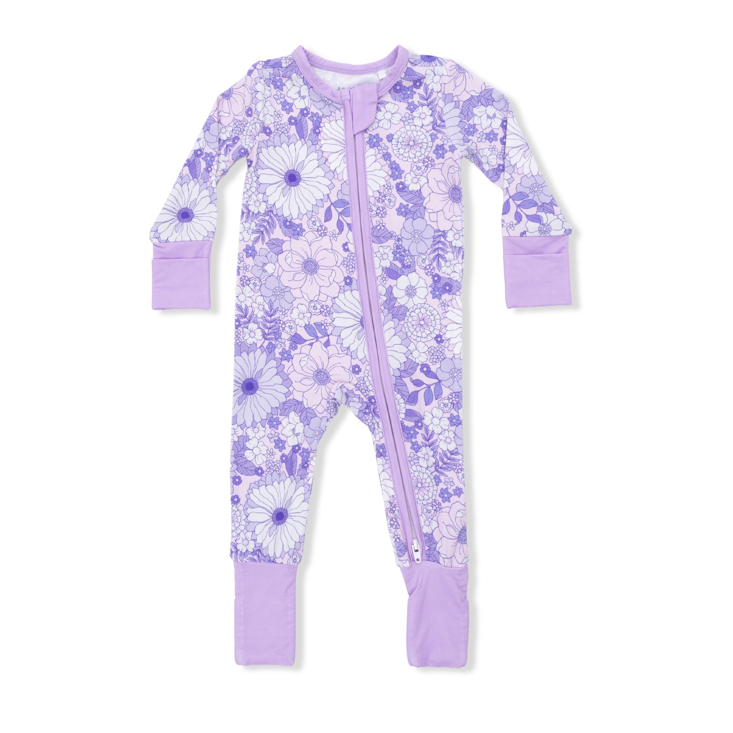 Bamboo Convertible Romper | Lacy Lavender Floral