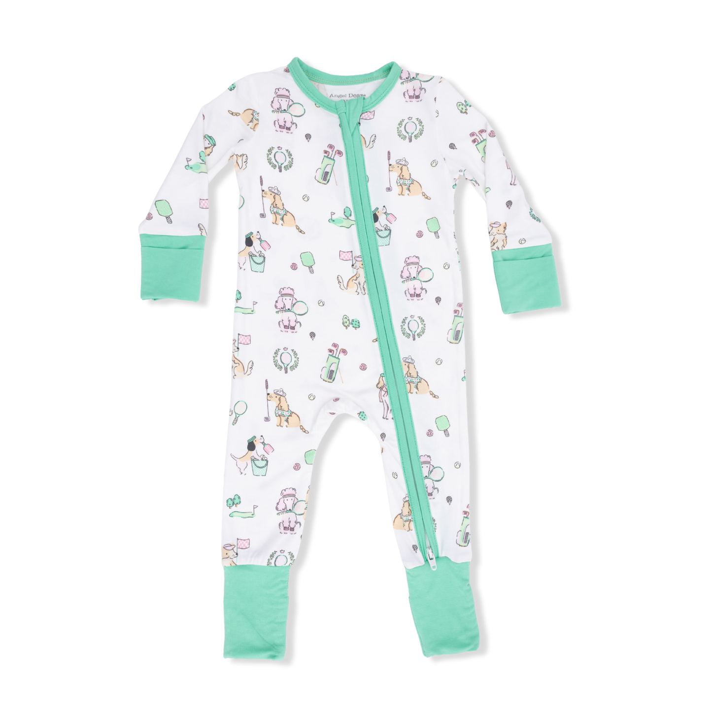 Bamboo Convertible Romper | Country Club Dogs Pink
