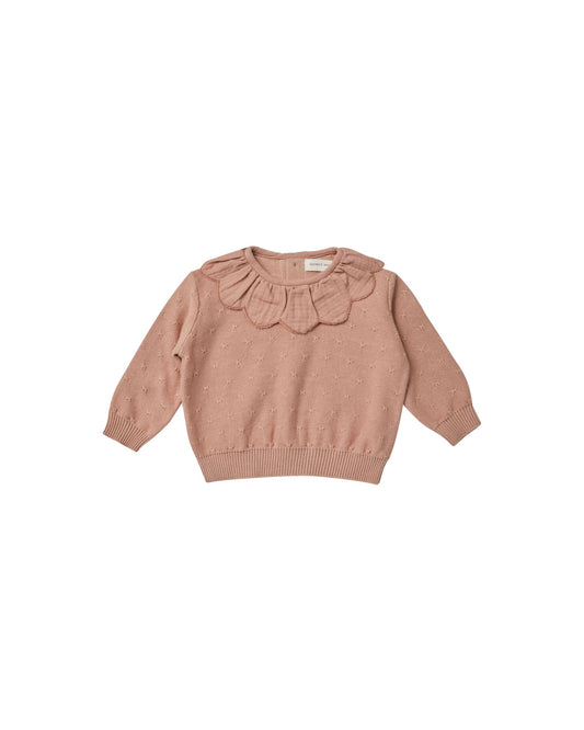 Petal Knit Sweater I Rose