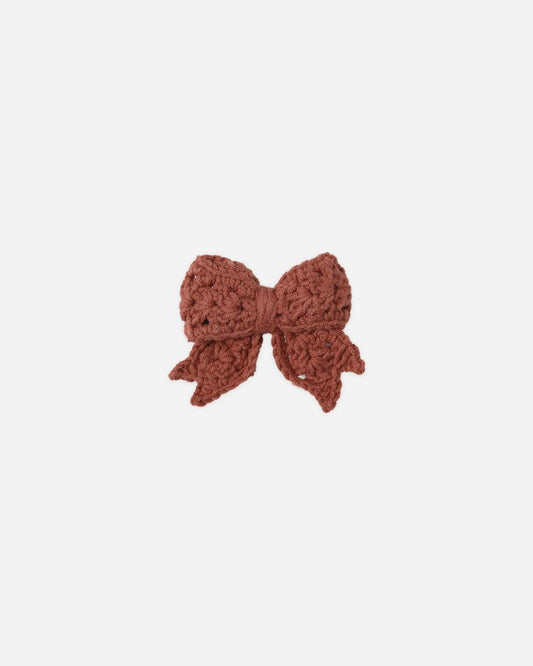 Crochet Bow | Cranberry