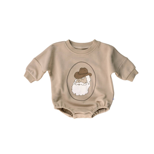 Bubble Romper I Ranch Santa