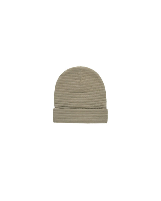 Textured Beanie I Olive