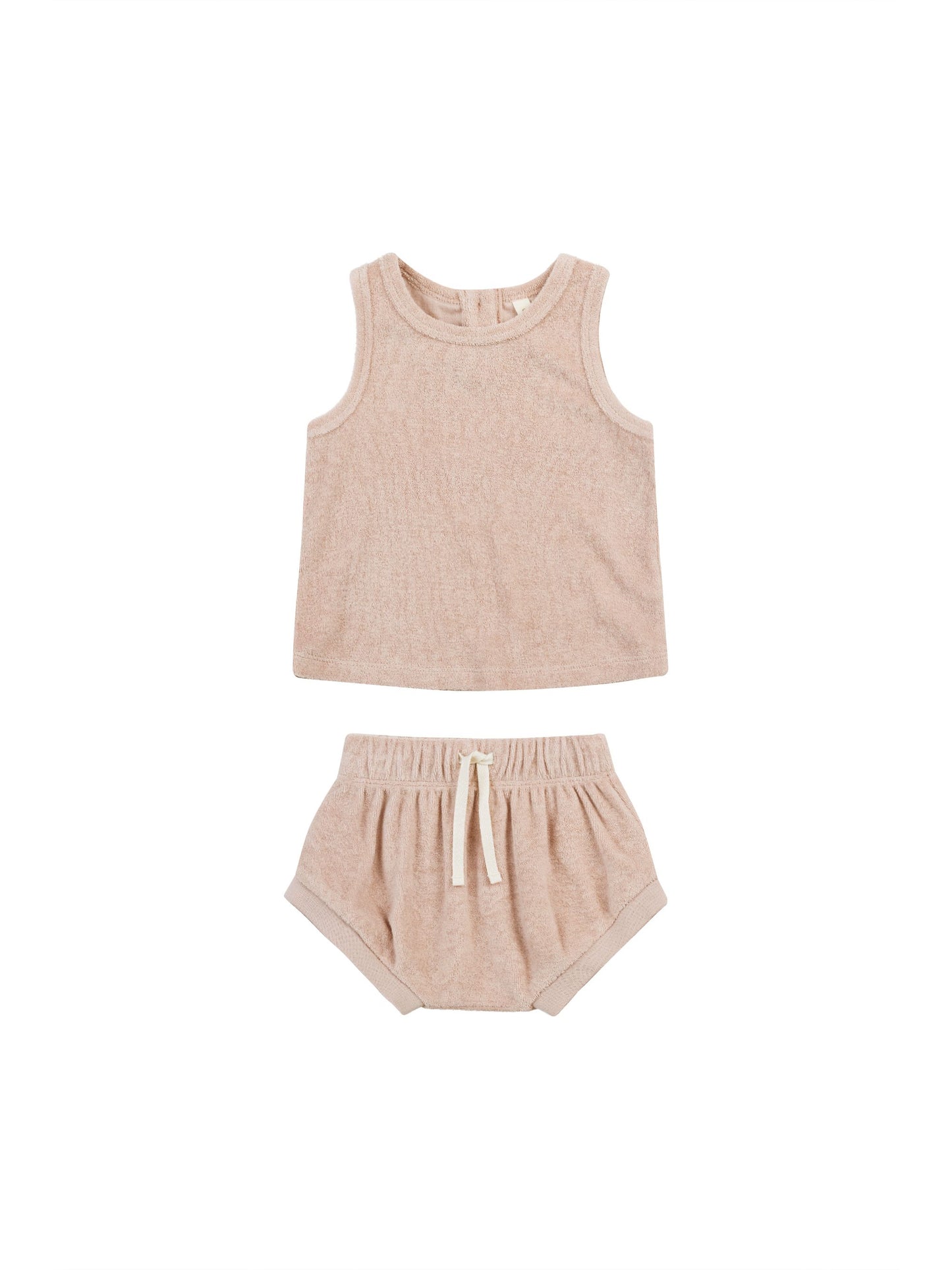 Terry Tank + Short Set I Blush