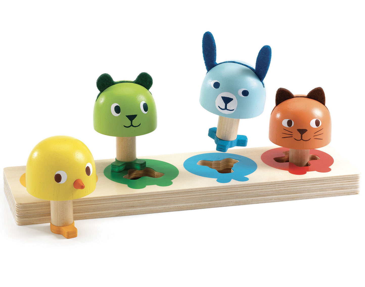 Tourniki Wooden Peg Animal Shape Sorter