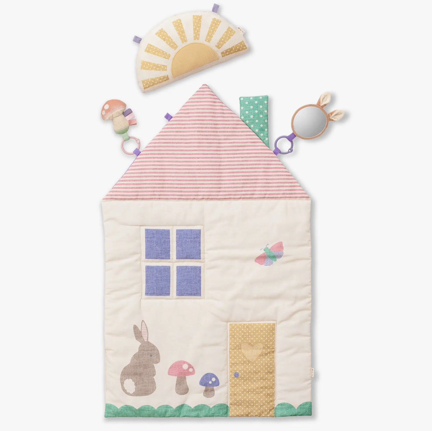 Tummy time cottage play mat