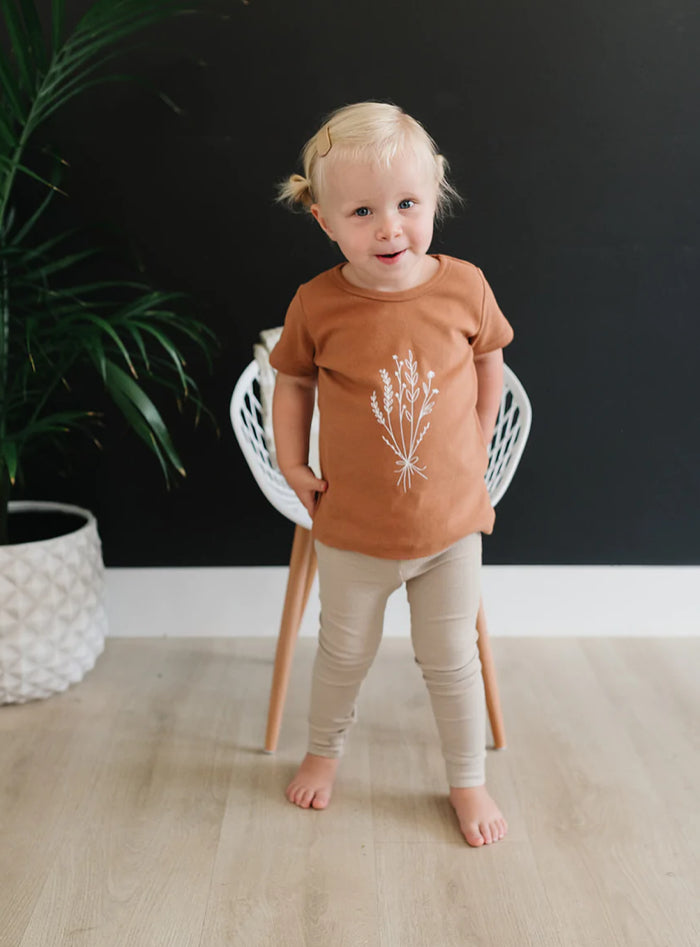 Organic Leggings | Oatmeal